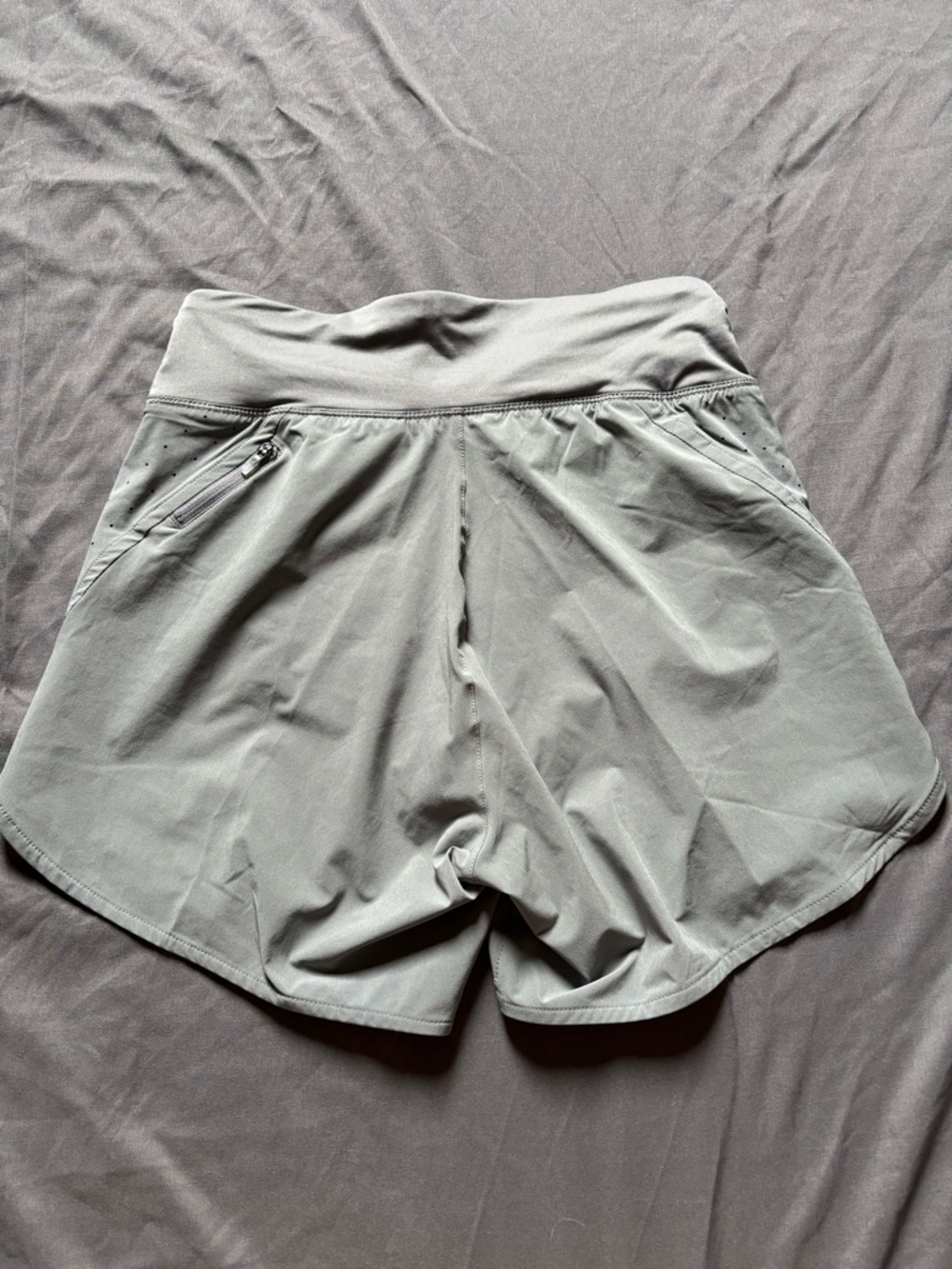 2 pair Nike Eclipse Dri-Fit Shorts 5” Size Small Gray and Black - Picture 10 of 12